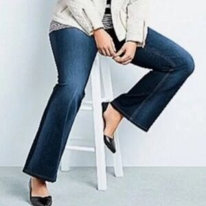 Lane Bryant Blue Lightly Flared Jeans